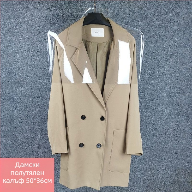 Пластмасов прахозащитен калъф за дрехи, модерен стил, прахозащита (№1001281801)