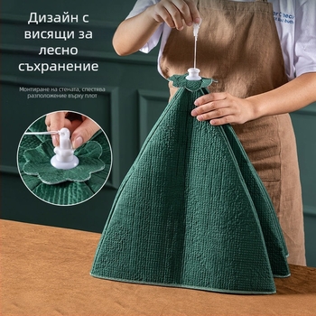 Изолиран капак за храна с мрежеста структура, сгъваем покрив за маса, мухозащита и прахозащита