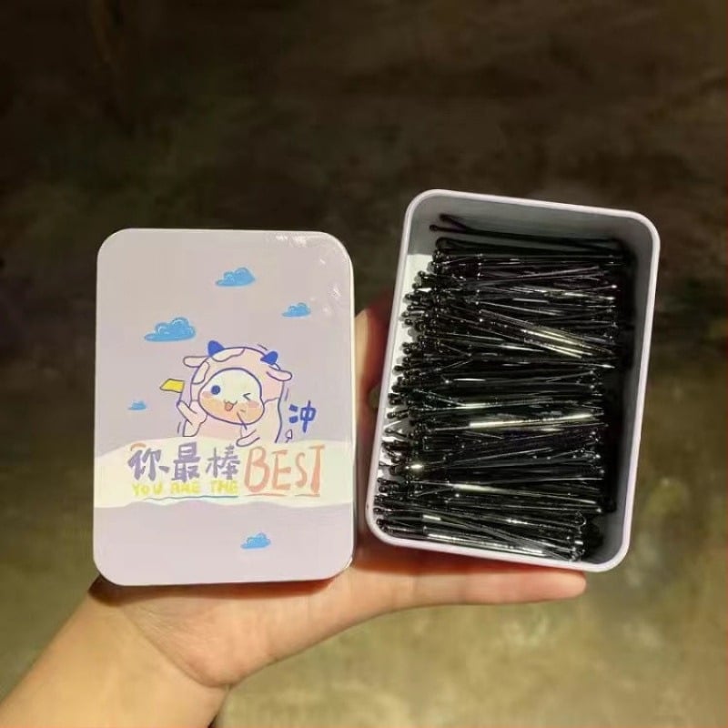 У-образна фиба за кок, метална фиба за коса, невидим фиксиращ щифт за деца