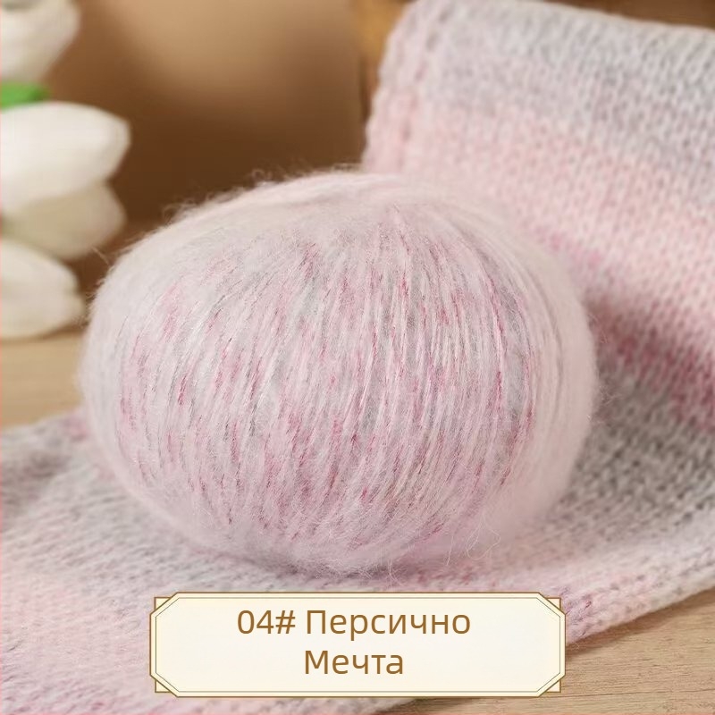 Прежда за плетене на една кука – мека топка от мохер и вълна, подходяща за шапки, шалове, палта и пуловери