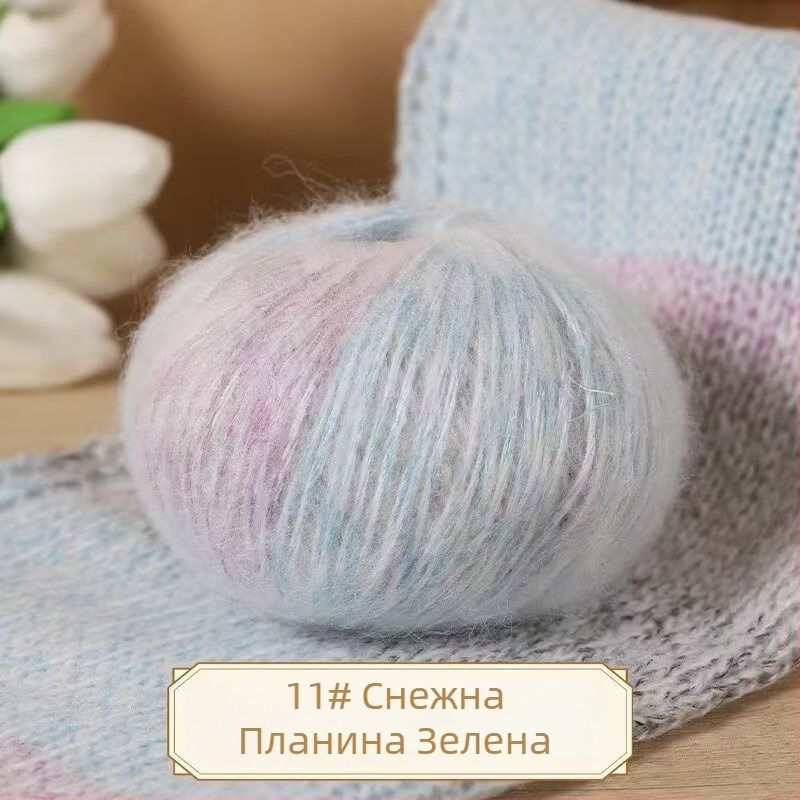 Прежда за плетене на една кука – мека топка от мохер и вълна, подходяща за шапки, шалове, палта и пуловери