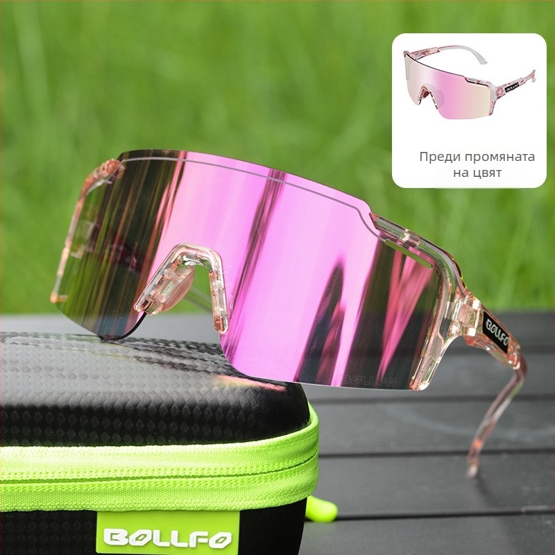 Очила за колоездене BF610 — дневно/нощно използване, фотохромни лещи, за външни спортове, унисекс, PC материал, сменяеми лещи