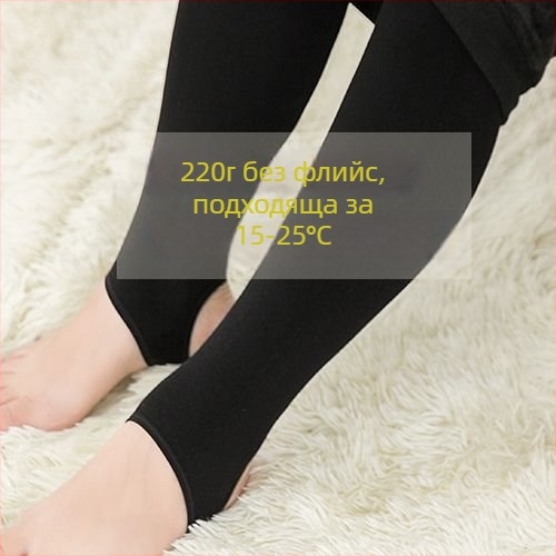 Бременни леггинси от chenille, свободен крой, пролет–есен, зимна топлина