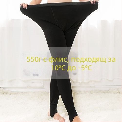 Бременни леггинси от chenille, свободен крой, пролет–есен, зимна топлина