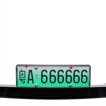 Tesla Model Y/3 държач за номер - декоративен аксесоар, модел 09, пластмасов, тип: Друг, съвместим с Tesla