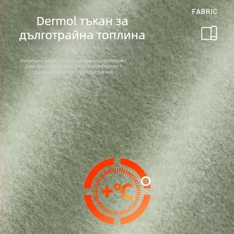 Детски двуслойни кашмирени термални панталони, есен-зима, унисекс, средна талия