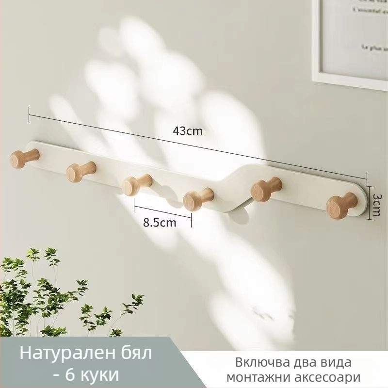 Железен закачалник за врата с повече от три реда, закачване отзад на вратата, капацитет 10 кг, модерен минимализъм