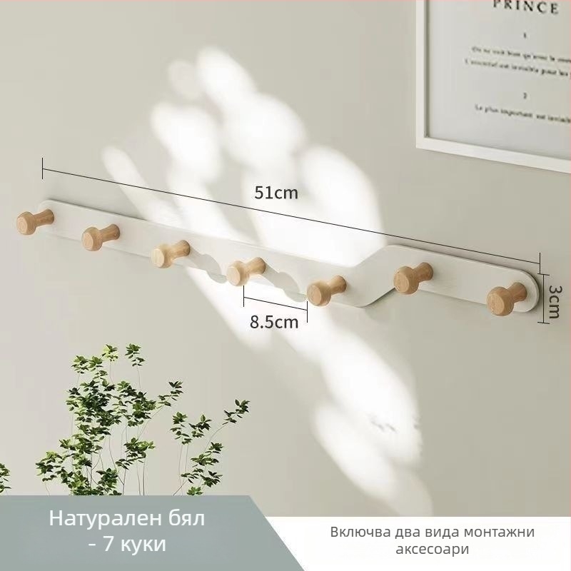 Железен закачалник за врата с повече от три реда, закачване отзад на вратата, капацитет 10 кг, модерен минимализъм