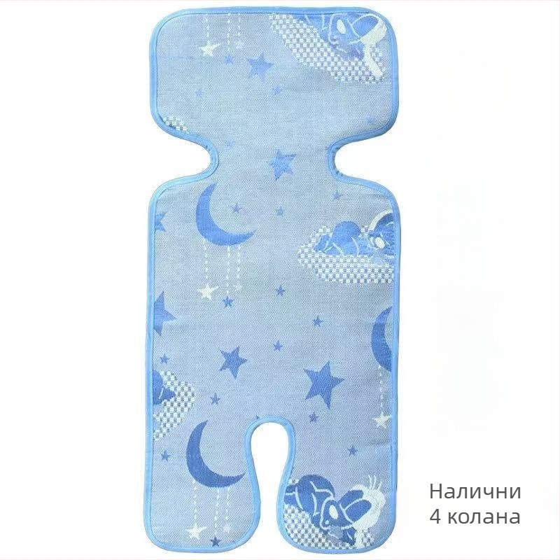 Aimeng Бебешка седалкова възглавничка за количка – дишащ лен, за деца 0–1 година, охлаждащ ефект