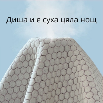 Мат за легло от вискозно влакно с ледена коприна, сгъваем и модерен стил, безопасен за бебета, принтована тъкан