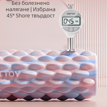 Фоам ролер за релаксация на мускулите, масаж на гърба и отслабване на краката – Материал: коприна; Марка: Друг