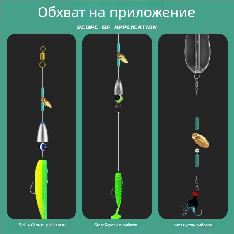 Заключваща бусина за примамка Space Bean – премиум каучук и силикон, плъзгащ се заключващ механизъм, нов модел