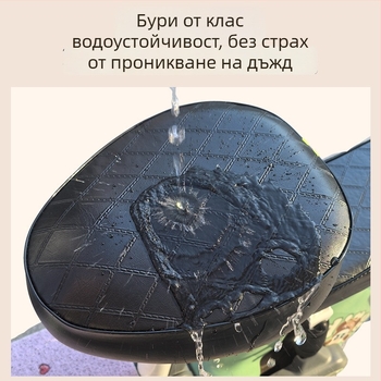 Калъф за седалка на електрически автомобил – PU кожа, универсален за всички сезони, авторизирана частна марка