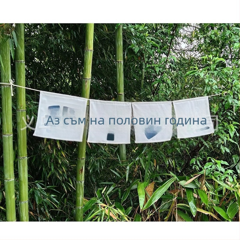 Детски фотопроп банер за първата годинка, ръчно държан флаг за снимане, квадратен полиестер, стил: детски анимационен, дигитален термопренасяне