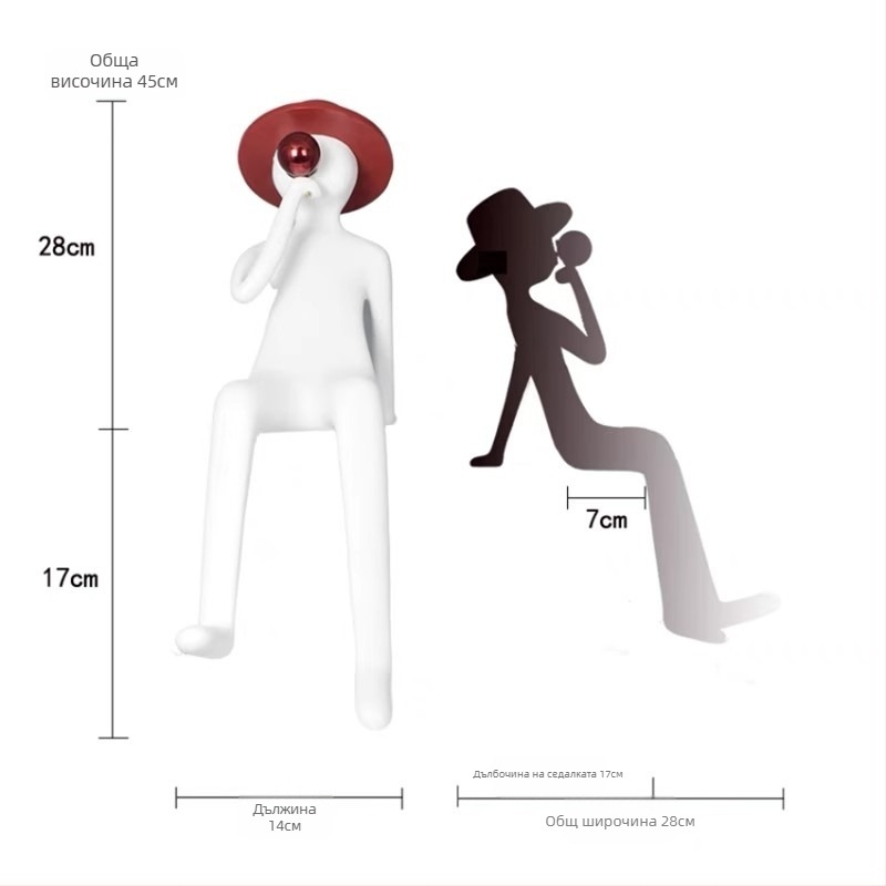 Седяща скулптура от смола и неръждаема стомана: момче с балони и мехурчета, прост и модерен стил; Материал: Смола + неръждаема стомана; Занаят: Друг; Подходяща за подарък: Личен подарък