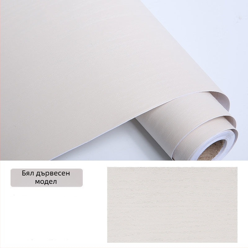 Самозалепваща облицовка за мебели с дървесен модел — водоустойчива, за врати, гардероби и шкафове, модерен минималистичен стил