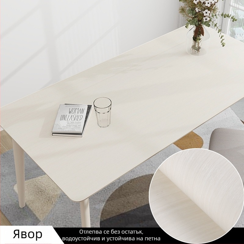 самозалепващо фолио с дървен модел за обновяване на мебели, PVC, водоустойчиво и устойчиво на влага, декоративна облицовка за шкафове и стари мебели