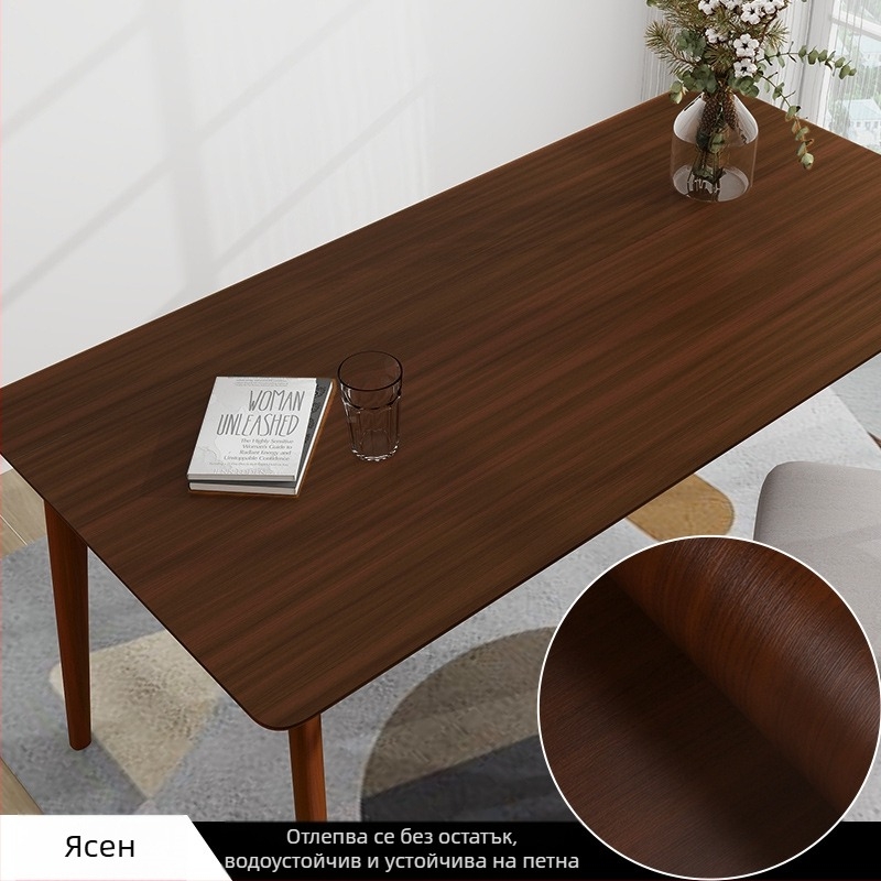 самозалепващо фолио с дървен модел за обновяване на мебели, PVC, водоустойчиво и устойчиво на влага, декоративна облицовка за шкафове и стари мебели