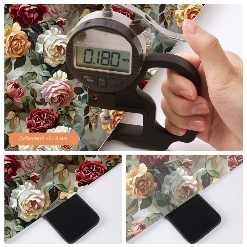 Самозалепващи PVC стикери за тапети за мебели и стени – флорална облицовка за шкафове и гардероби, обновяване на мебелите, премиум клас