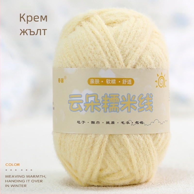 Прежда за ръчно плетене, смесена прежда, с фино усукване, групова форма, произход Хебей