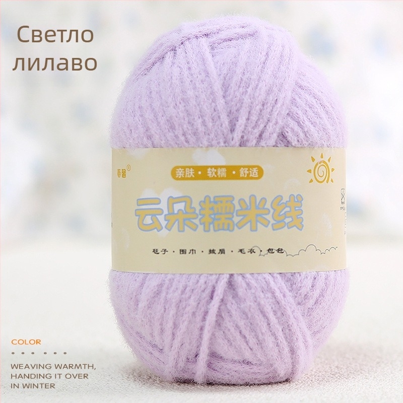 Прежда за ръчно плетене, смесена прежда, с фино усукване, групова форма, произход Хебей