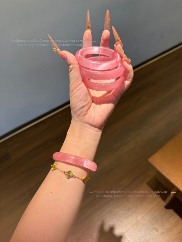 Гривна от стъкло, марка Zhuozhi bracelet, полирана обработка, китайски стил, литературно ретро