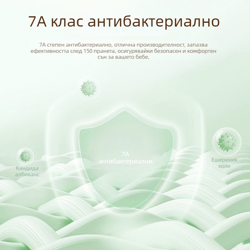 Комплект бебешко спално бельо от чист памук: прилепващ чаршаф за креватче, плосък чаршаф и протектор за матрак с патчворк дизайн