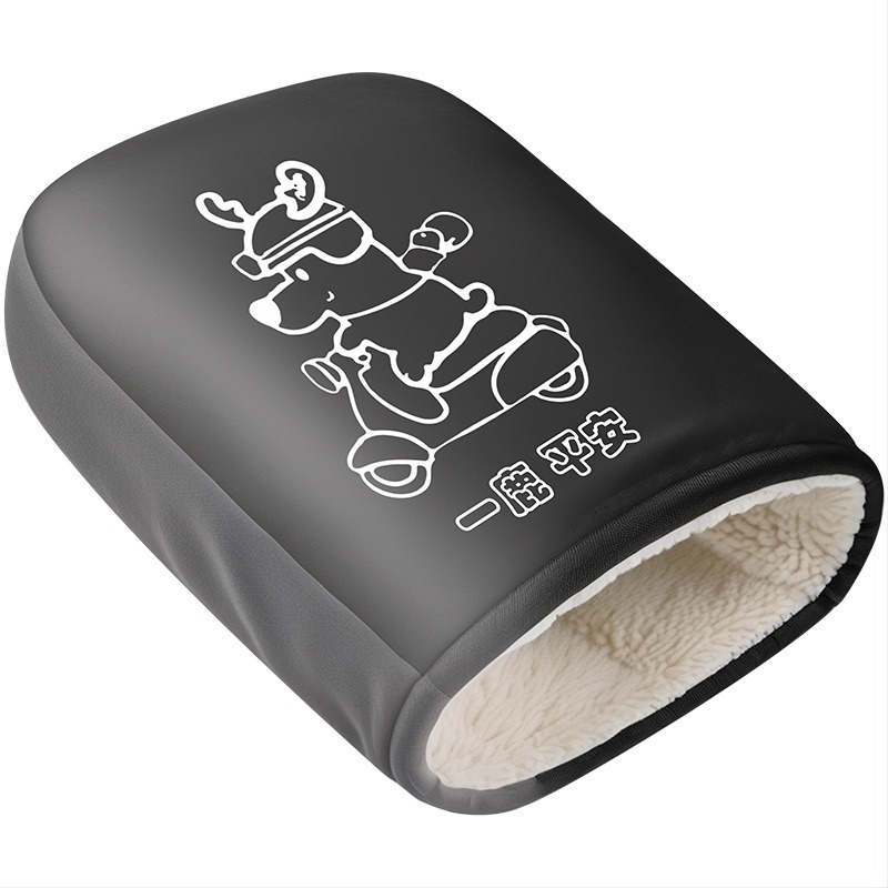 Велосипедни ръкавици, сгъстени топли ветроустойчиви протектори за ръце с подплата от флис, Oxford плат, унисекс, за възрастни и деца