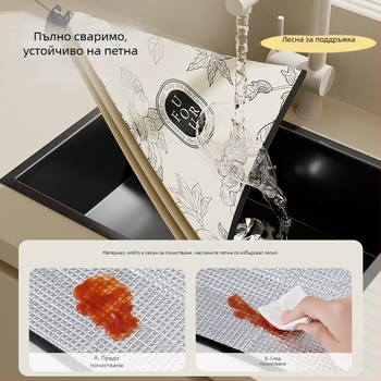 Изолиран капак за храна за домашна кухня – сваля се и може да се пере, прахо-устойчив, против комари, сгъваем