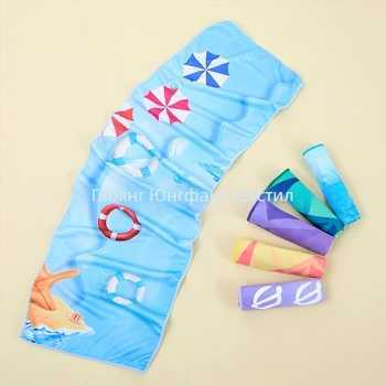 Спортна кърпа от микрофибър, студена кърпа, сублимационен печат, 50 g, Pretty Doll