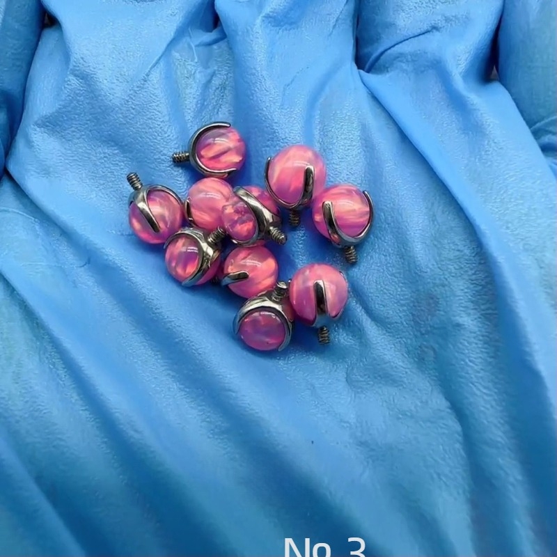 Lip nails за ушните кости: титанов сплав, полирани, геометричен стил, унисекс