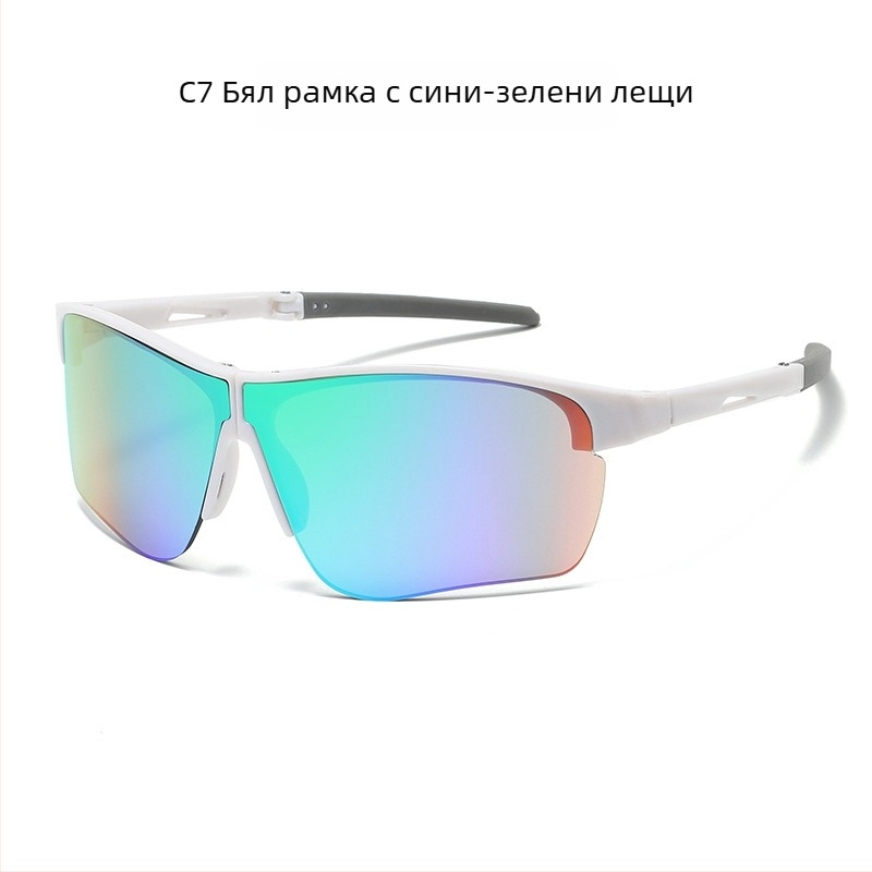 Ветрозащитни очила за велосипедисти, PC рамка, модел 099, сменяеми лещи