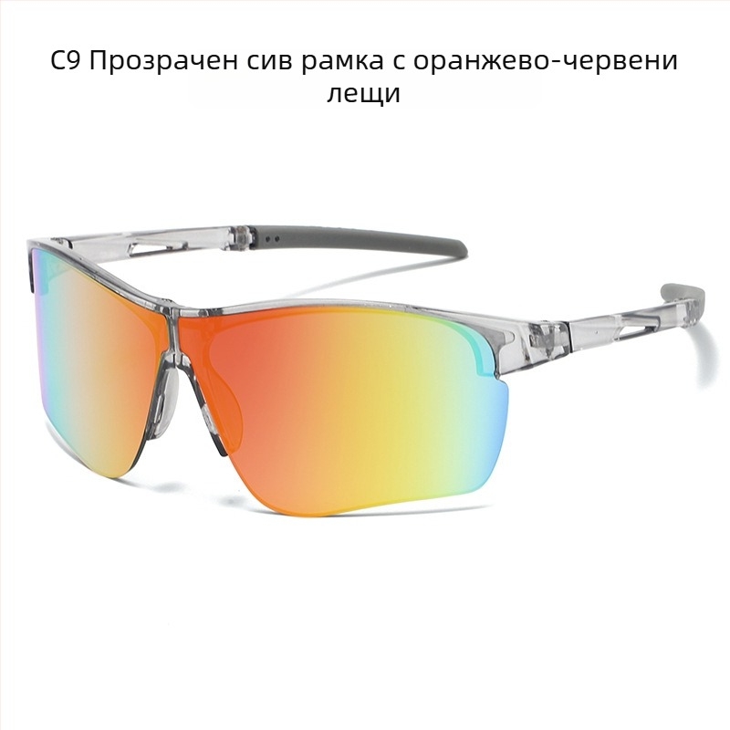 Ветрозащитни очила за велосипедисти, PC рамка, модел 099, сменяеми лещи