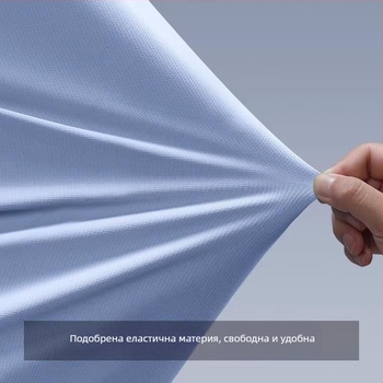 Ice Silk мъжки спортен комплект – дишаща тениска за бягане с бързосъхване и шорти