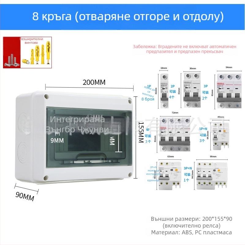 Външна кутия за прекъсвач – марка Zwkt/zhongwei; RoHS; CE