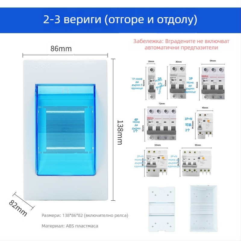 Външна кутия за прекъсвач – марка Zwkt/zhongwei; RoHS; CE