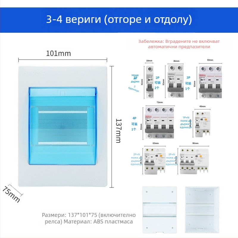 Външна кутия за прекъсвач – марка Zwkt/zhongwei; RoHS; CE