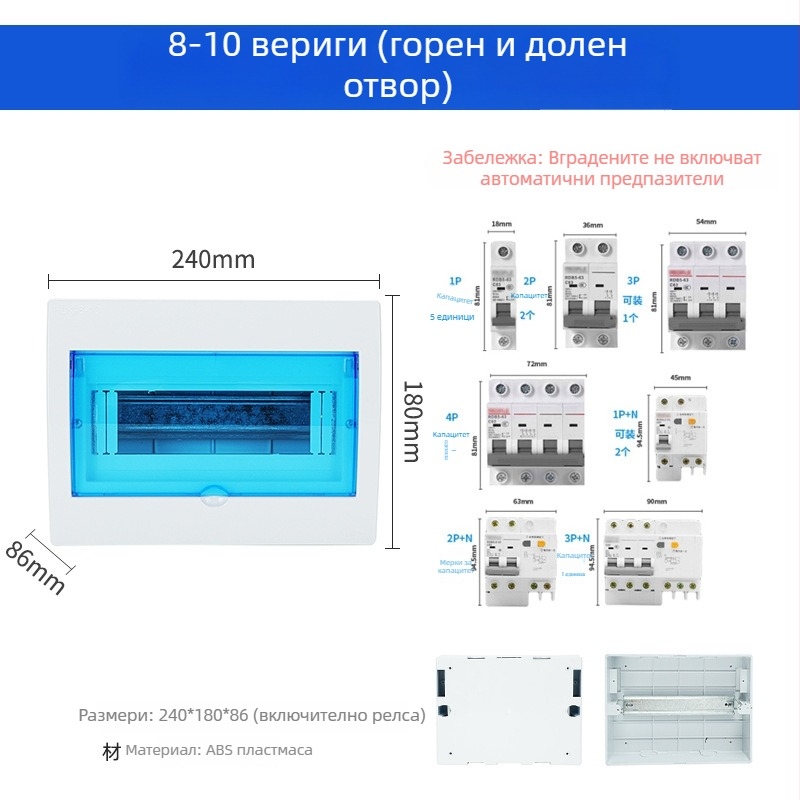 Външна кутия за прекъсвач – марка Zwkt/zhongwei; RoHS; CE