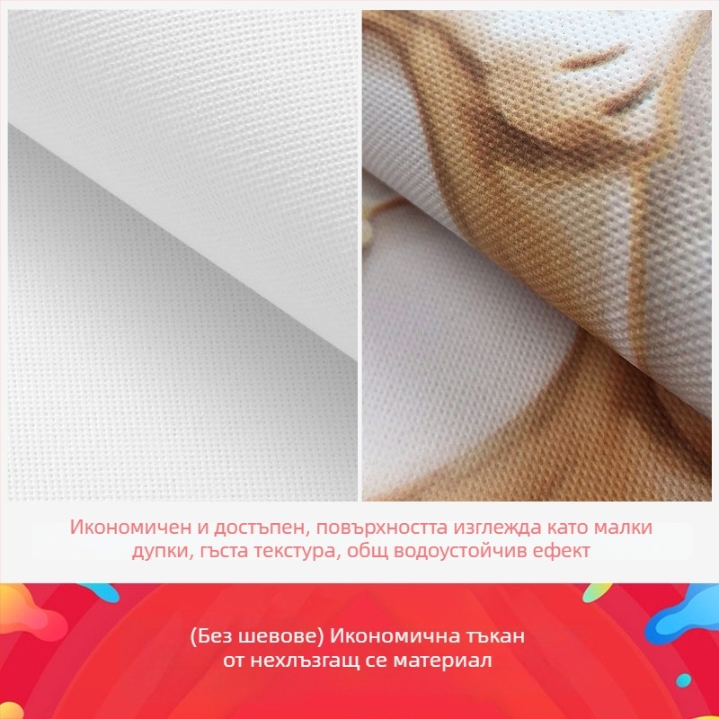 Стенно покритие за стени – Френски стил с горски елен, арков стенопис, антизамърсяващо синтетично влакно, 3‑слойна композиция