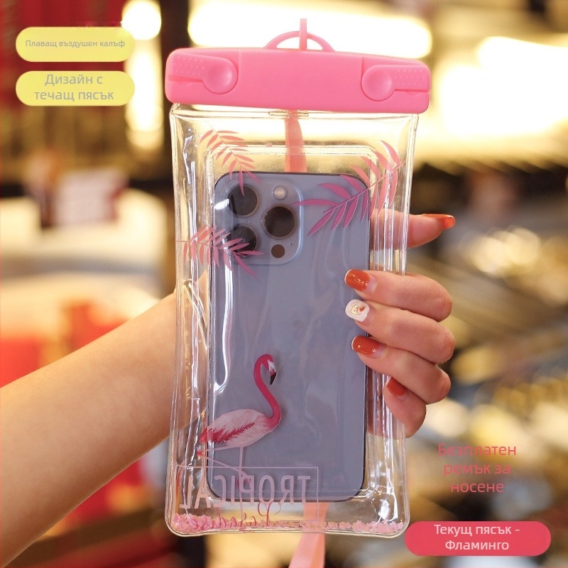 PVC водоустойчив калъф за мобилен телефон, съвместим с устройства до 7.2 инча, печат на лого, персонализиране (PVC • водоустойчив • до 7.2 инча • печат на лого • персонализиране)