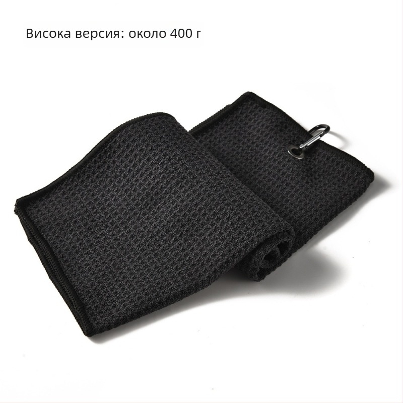 Микрофибърна кърпа за голф с карабинер, бродиран логотип и печат, спортна кърпа за голф, ананасова шарка