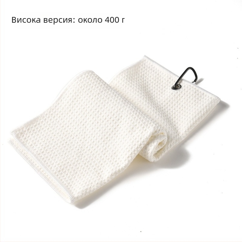 Микрофибърна кърпа за голф с карабинер, бродиран логотип и печат, спортна кърпа за голф, ананасова шарка