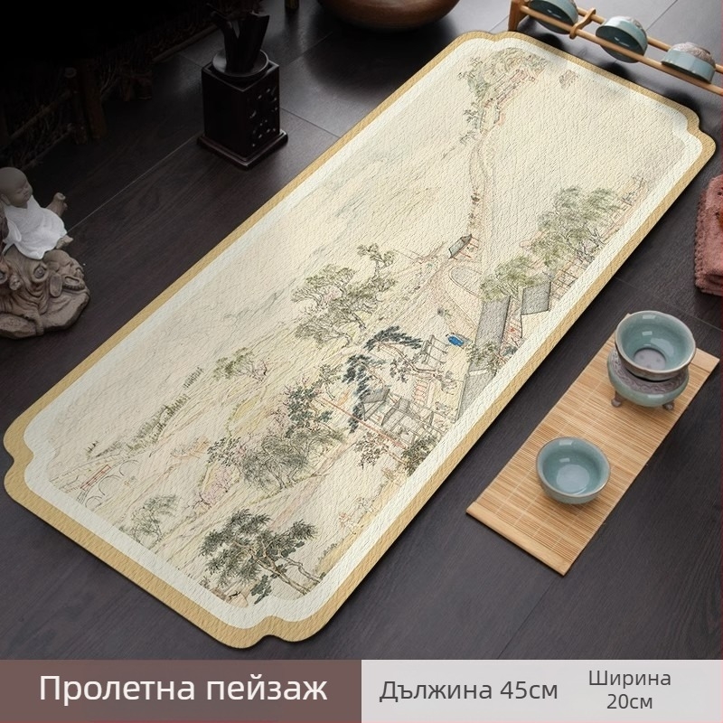 Чайна кърпа от замша, 500 g, абсорбция 5-10 s, персонализиране е налично, Grapefruit lattice марка