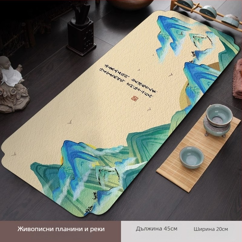 Чайна кърпа от замша, 500 g, абсорбция 5-10 s, персонализиране е налично, Grapefruit lattice марка