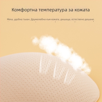 Лепенки за бюст от найлон, кръгли чашки, манго-мрежеста материя, дишащи, повдигащи и дизайн с крила