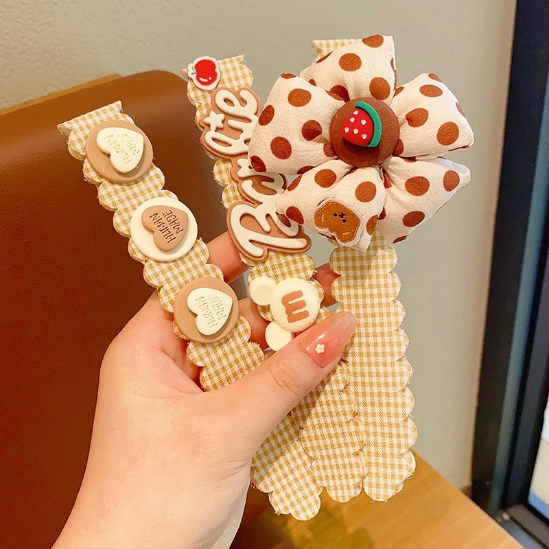 Лента за глава за деца с мультяшен мотив и велкро лепенка за кичури – ръчна изработка, плат, титанови кристали (Плат • Ръчна изработка • Велкро • Титанови кристали)