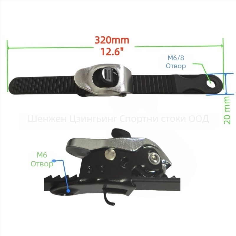 Аксесоари за ролкови кънки: лента с катарама, зъбчат ремък — Марка JINGYING, Сезон 2024-1