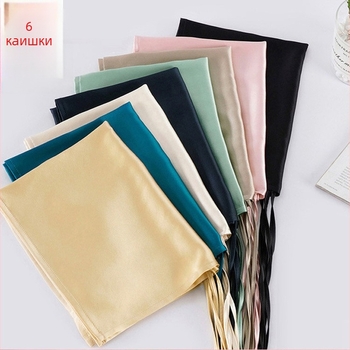 Mulberry коприна възглавнична кърпа, 30 Momme, с връзка, 100% коприна, грижа за косата, комфортен сън