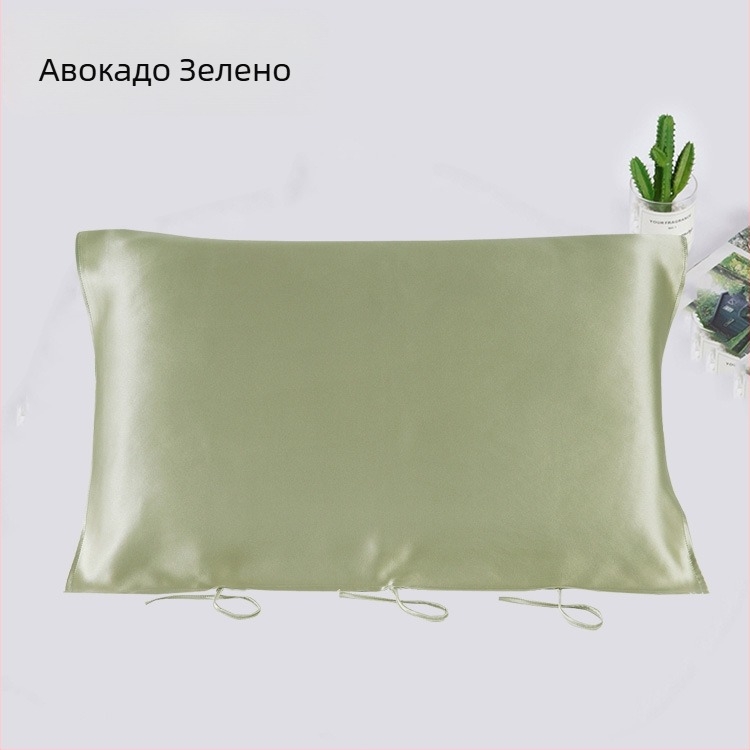 Mulberry коприна възглавнична кърпа, 30 Momme, с връзка, 100% коприна, грижа за косата, комфортен сън