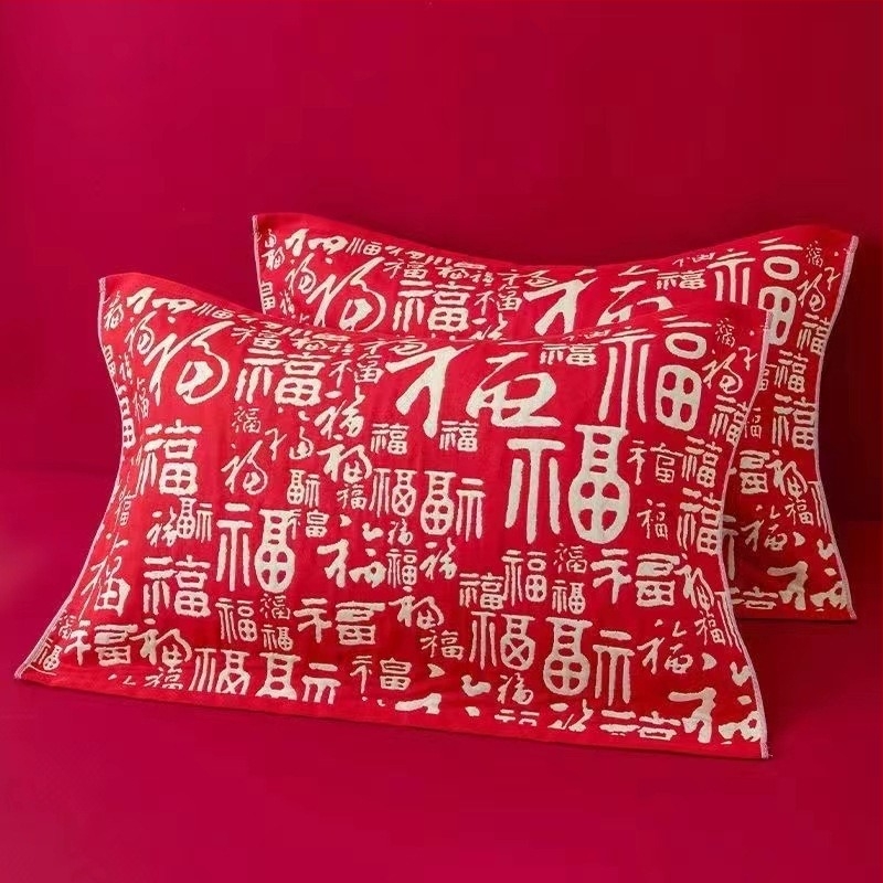 Калъф за възглавница, чист памук, печатено лого, възможна персонализация, марка Famous master